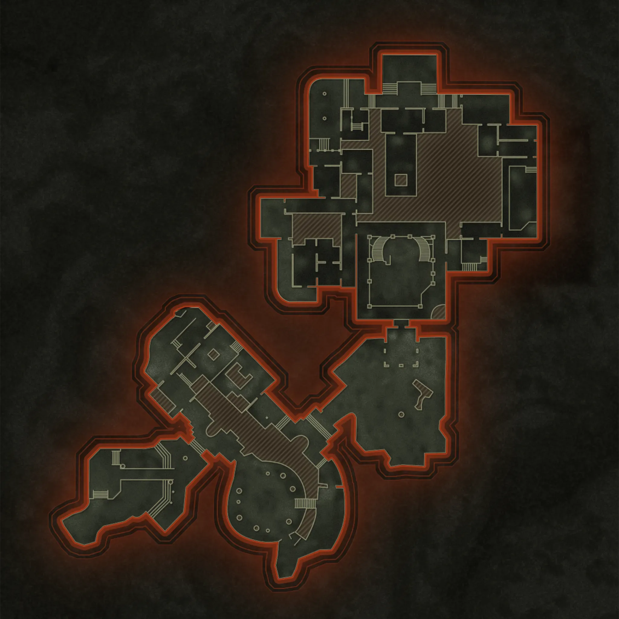 Shattered Veil map layout