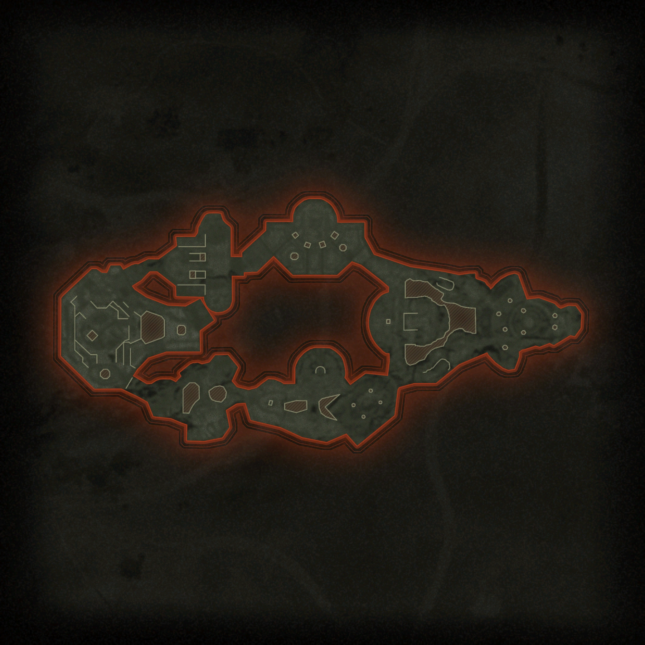 The Tomb — Excavation Site map layout