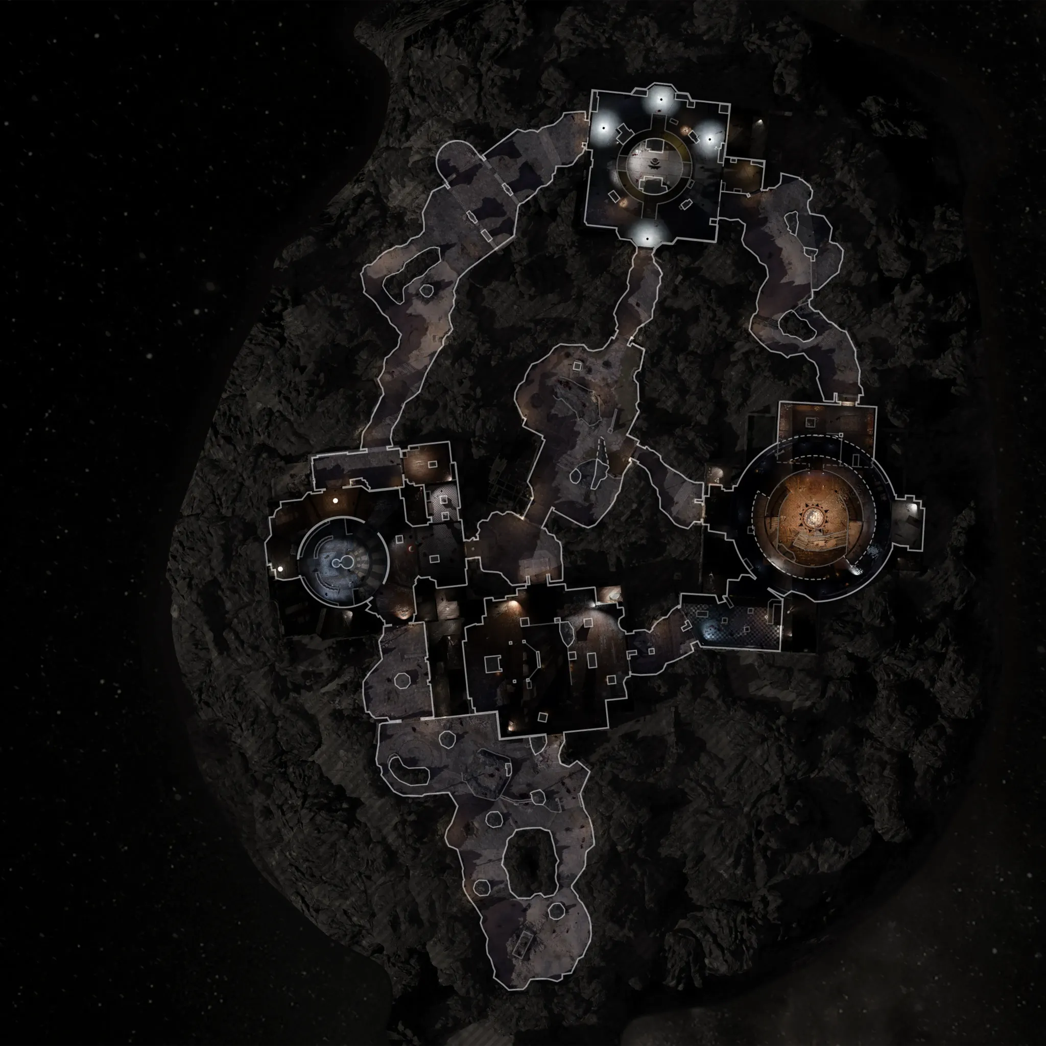 Astra Malorum map layout