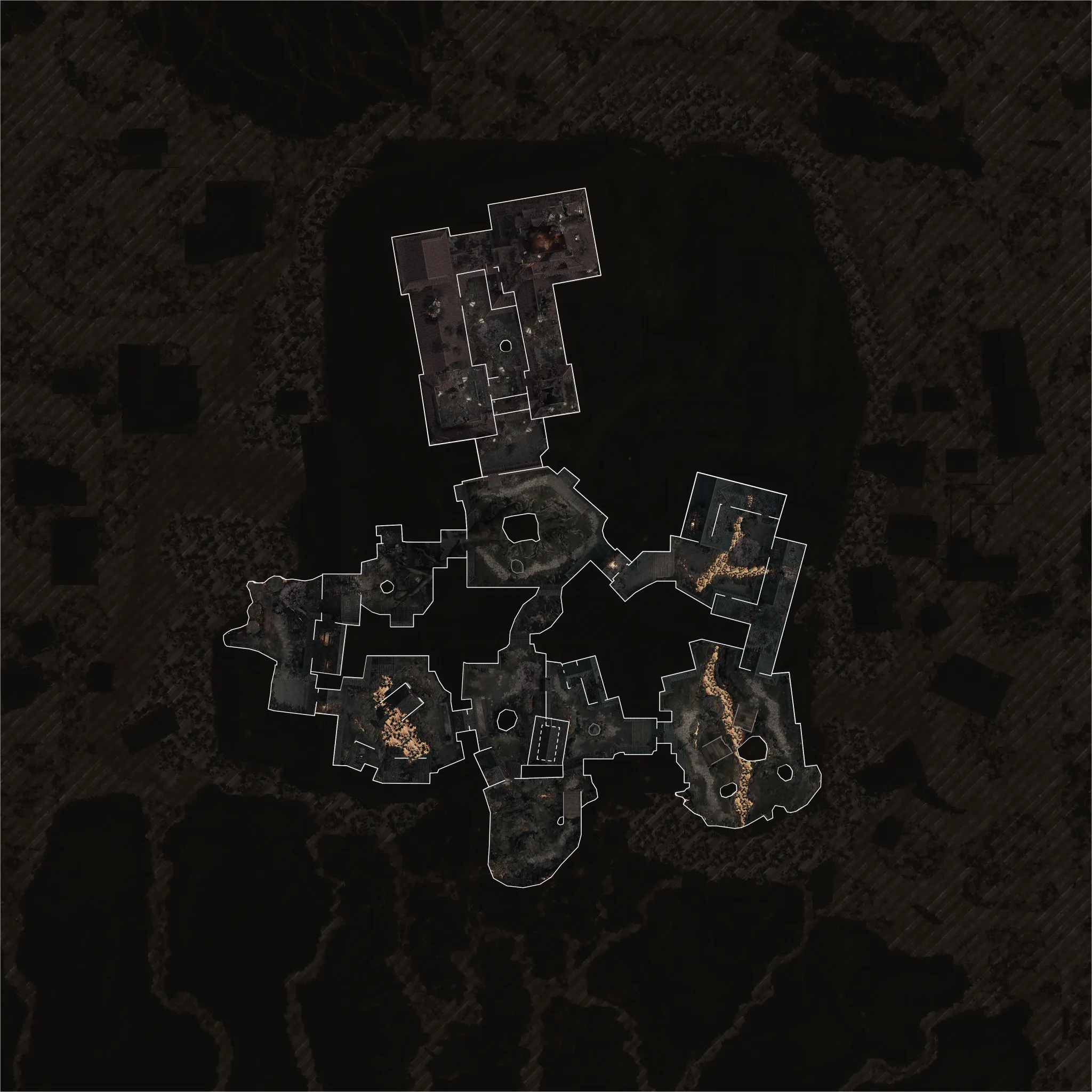 Kowakujō map layout