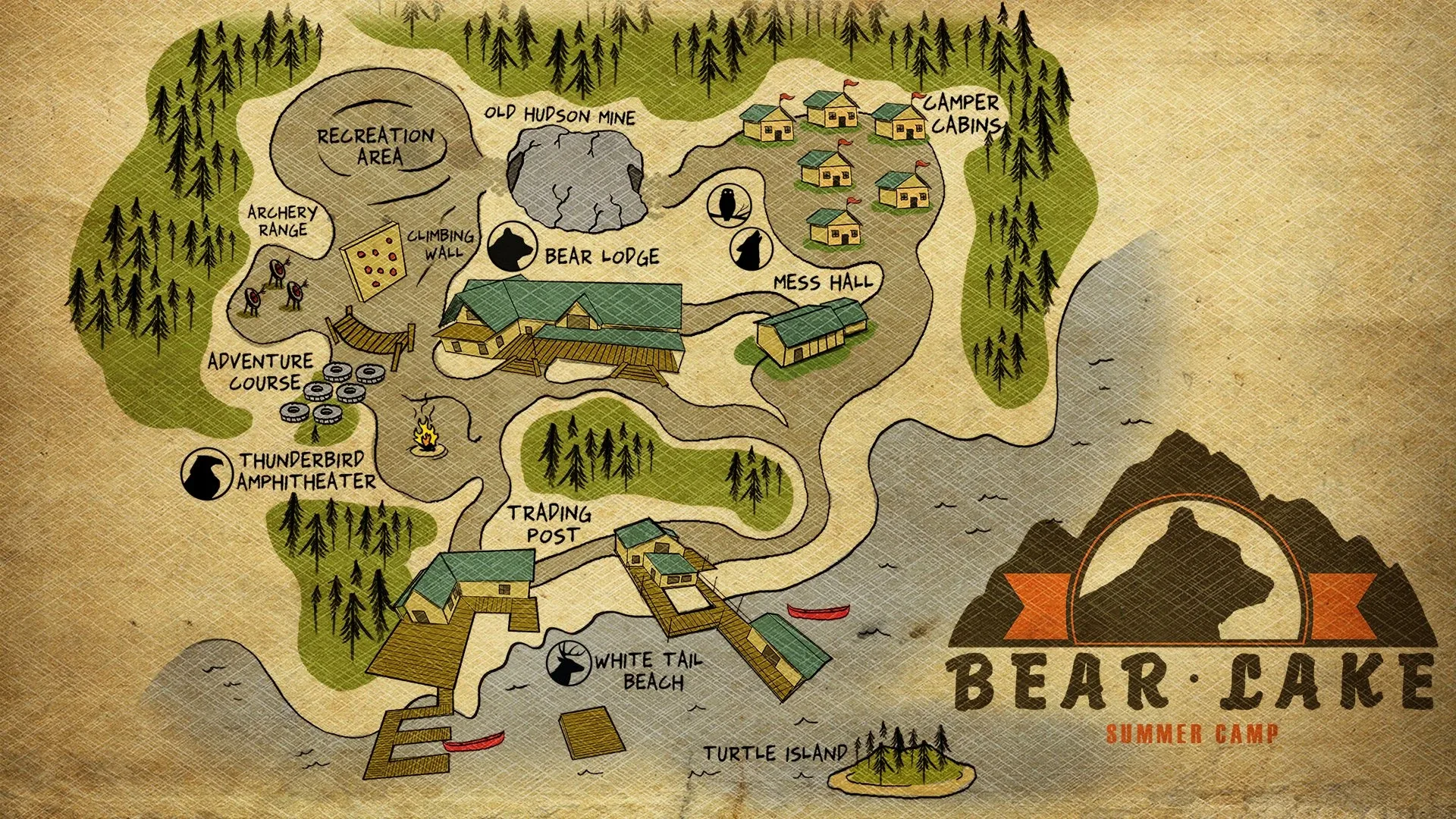 Rave in the Redwoods — Layout